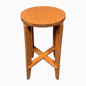 Table pour Plante Peinte en Marron-Orange