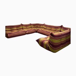 Divano Togo di Michel Ducaroy per Ligne Roset, 1980, set di 6