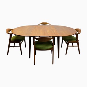 Mobilier de Salle à Manger par Erik Kirkegaard, Danemark, 1950, Set de 2