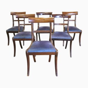 Chaises de Salle à Manger Regency Antiques, 1800s, Set de 6