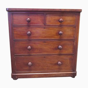 Große viktorianische Kommode aus Mahagoni