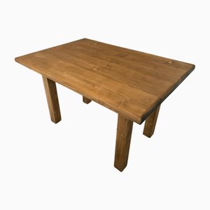 Farmhouse Table in Natural Wood