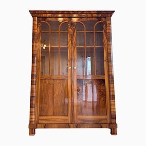 Vitrine Biedermeier en Noyer