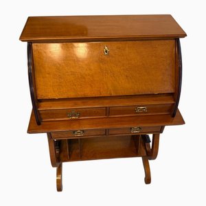 Secreter barroco de madera de raíz, años 80