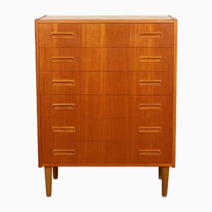 Vintage Danish Chest of Drawers in Teak