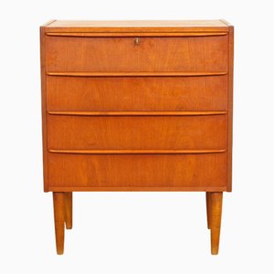 Vintage Danish Chest of 4 Drawers in Teak