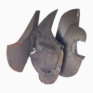Ponzio IV, Escultura constructivista abstracta, años 60, Chapa