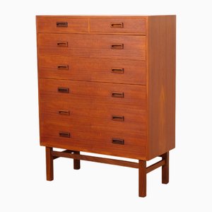 Vintage Danish Chest of 7 Drawers in Teak