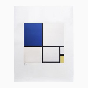 Piet Mondrian, Composition, Lithograph, 1970s