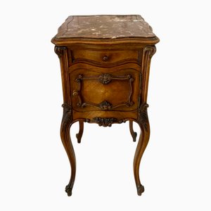 Französischer viktorianischer Nachttisch, 1860er