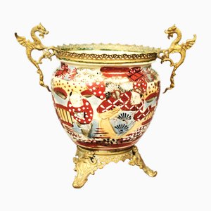 Antike japanische Blumenvase