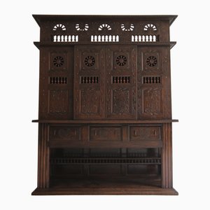 Large French Breton Lit-Clos Cabinet, 1817