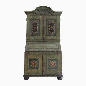 Bemalter Barock Sekretär, 18. Jh.