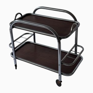 Modern Steel Bar Cart by Robert Mallet-Stevens, 1930s