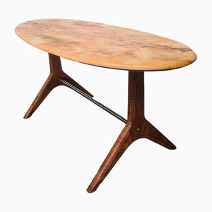 Vintage Oval Coffee Table, 1960s