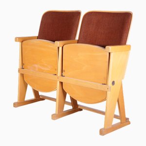 Panca da cinema Mid-Century di Ton, anni '70