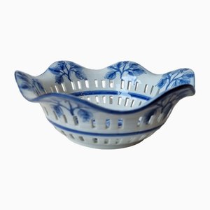 Vintage Porcelain Bread Basket, 1950s
