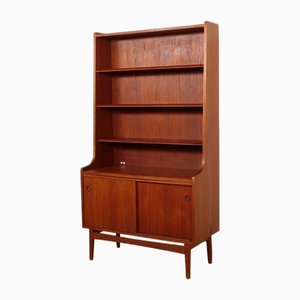 Vintage Highboard Shelf in Teak attributed to Johannes Sorth by Johannes Sorth