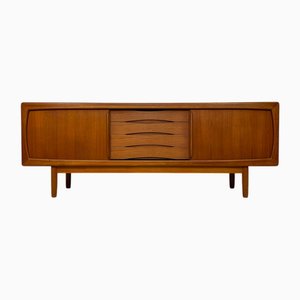 Vintage Mid-Century Danish Teak Sideboard attributed to h.p. Hansen, 1960s