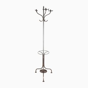 Industrial Floor Coat Rack, Former Czechoslovakia, 1920s