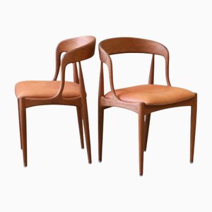Chaises Modèle 16 en Teck par Johannes Andersen pour Uldum Møbelfabrik, 1960s, Set de 2