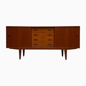 Kleines dänisches Mid-Century Teak Sideboard von Clausen & Søn, 1960er