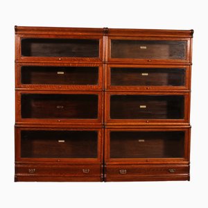 Bücherregale aus Eiche von Globe Wernicke, 1900er, 2er Set