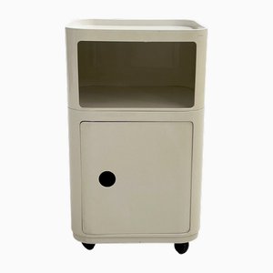 White Square Componibili Storage Unit by Anna Castelli for Kartell, 1970s
