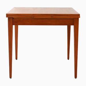 Table Carrée Scandinave en Teck, 1960s