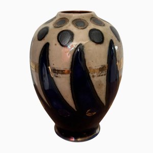 Vase with Gold Highlights from HB Quimper Odetta, 1930s
