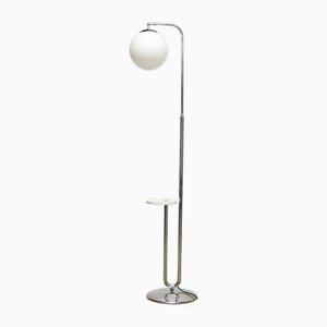 Moderne Modell H-144 Stehlampe aus Chrom von Jindrich Halabala für Up Zavody, Ehemalige Tschechoslowakei, 1930er