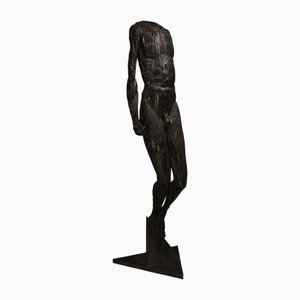 Skulptur eines männlichen Aktes, 1986, Metall