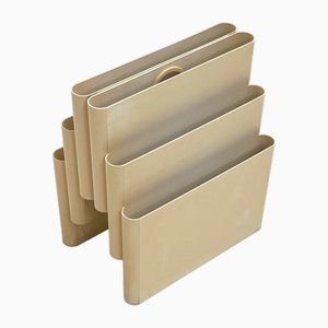 Porte-Revues Blanc par Giotto Stoppino pour Kartell, 1970s