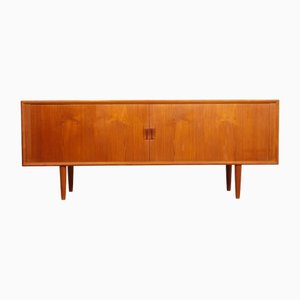 Enfilade vintage en Teck attribuée à Svend Aage Larsen pour Faarup Mobelfabrik