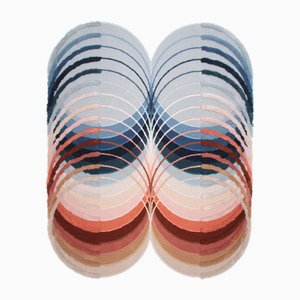 Infinite Loops Wool Rug by Granite + Smoke