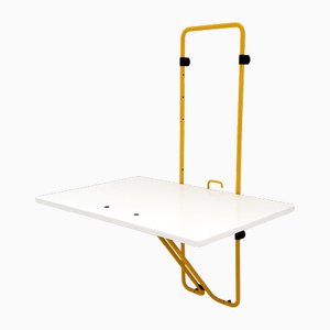 Mesa de pared plegable Clino tubular de Mario Mazzer para Magis, años 80