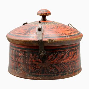 Scatola Tikka antica, India, inizio XIX secolo