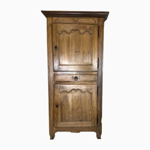 Placard 2 portes en bois dur avec tiroir, France