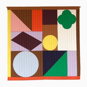 Shapes Quilted Wall Hanging by Granite + Smoke