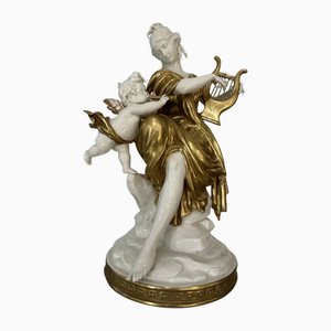Porcelain Allegory of Music by G. Cappè for Capodimonte, 1950s