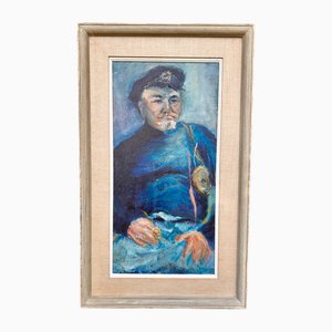 Ruben, Captain, Mid-20th Century, Oil on Board, Framed