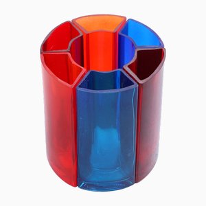 Anbauvasen aus Farbigem Glas von Per Ivar Ledang für Ikea, 1990er, 6 . Set
