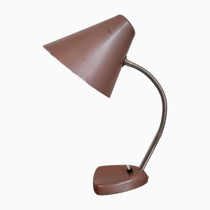 Mid-Century Modern Table Lamp in Pink Metallic