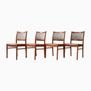 Scandinavian Teak Chairs, 1960s, Set of 4