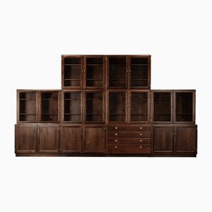 Vintage Modular Bookcase from Asko Oy, 1960s, Set of 10