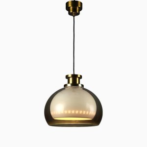 Vintage Deckenlampe aus Aluminium & Methacrylat, 1960er