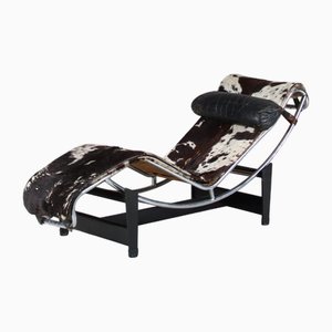 Early LC4 Chaise Longue by Le Corbusier, Pierre Jeanneret, and Charlotte Perriand, France, 1930s