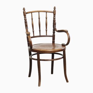 Antique Wooden Armchair by Mundus for Thonet