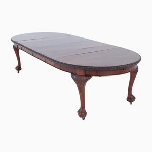 Chippendale Dining Table in Mahogany, 1890s