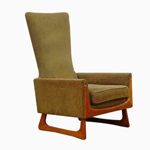 Mid-Century American Walnut Lounge Chair by Adrian Pearsall